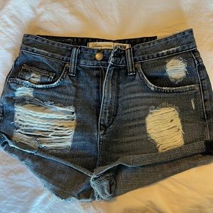Lovers + Friends Jean high waisted short Jean shorts size 27